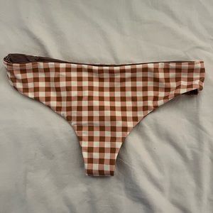 ACACIA PLAID BIKNI BOTTOMS (brand new, never worn)
